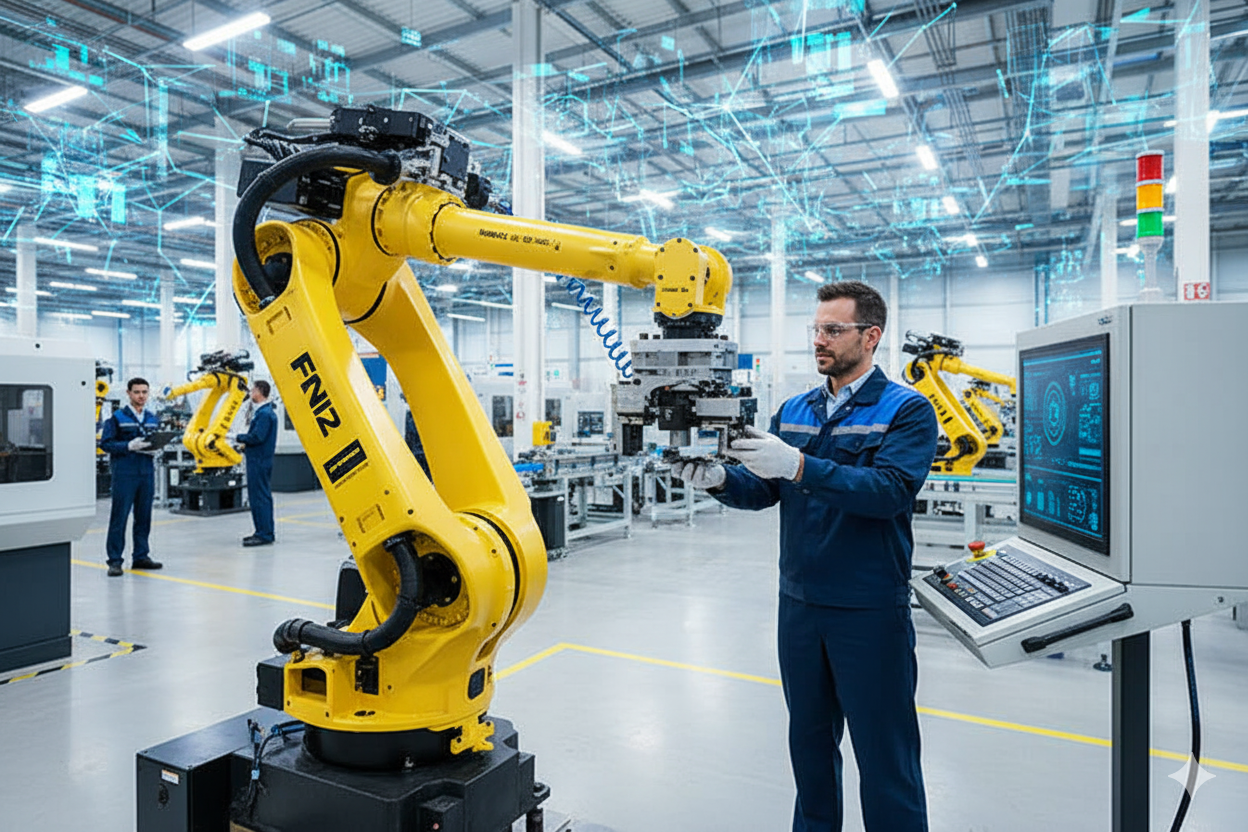 Robotica collaborativa industria 4.0: cos’è, i vantaggi e le tecnologie.